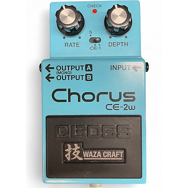 Used BOSS CE2W Waza Craft Chorus Effect Pedal