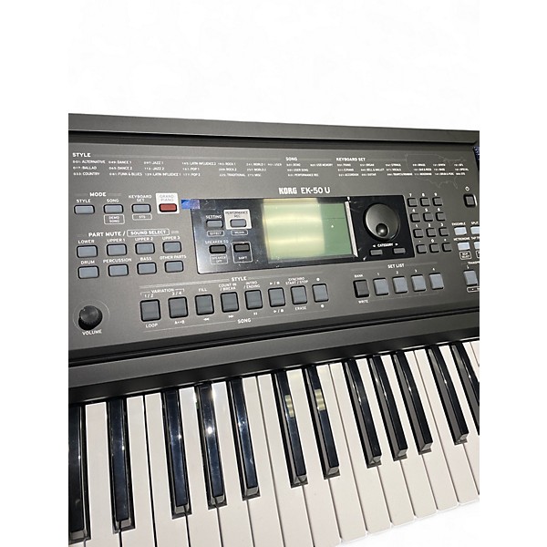 Used KORG EK-50U Portable Keyboard