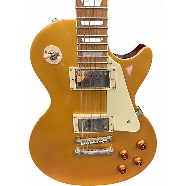 Used Epiphone Les Paul Standard Gold Top Solid Body Electric Guitar