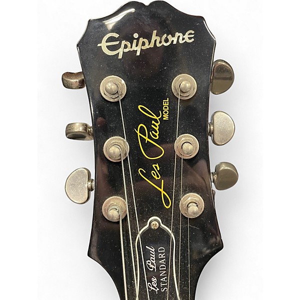 Used Epiphone Les Paul Standard Gold Top Solid Body Electric Guitar