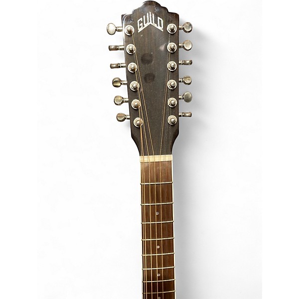 Used Guild F2512CE Deluxe Sunburst 12 String Acoustic Electric Guitar
