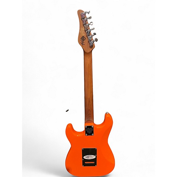 Used Schecter Guitar Research Nick Johnston signature Capri Orange Solid Body Electric Guitar