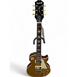 Used Epiphone Les Paul Standard Gold Top Solid Body Electric Guitar