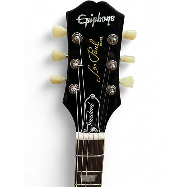 Used Epiphone Les Paul Standard Gold Top Solid Body Electric Guitar