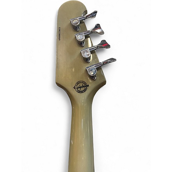 Used Epiphone THUNDERBIRD 64 REISSUE BASS Silver Solid Body Electric Guitar