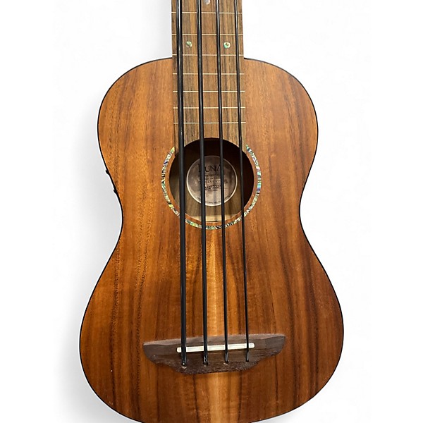 Used Luna UKE BASS KOA KOA Ukulele