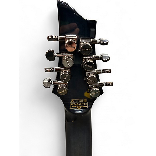 Used Schecter Guitar Research HELLRAISER HYBRID Trans Black Solid Body Electric Guitar