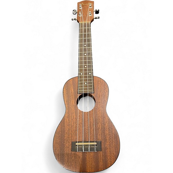 Used Fender U'Uku Soprano brown Ukulele