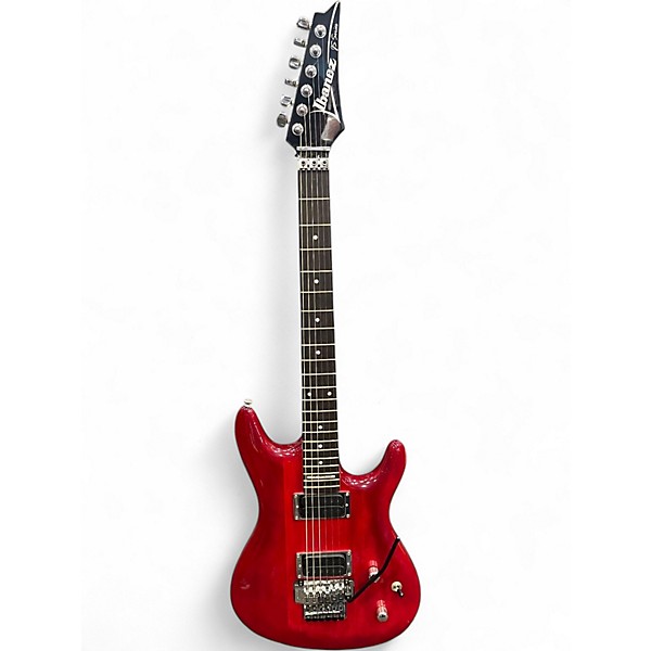Used Ibanez JS100 Joe Satriani Signature Red Solid Body Electric Guitar