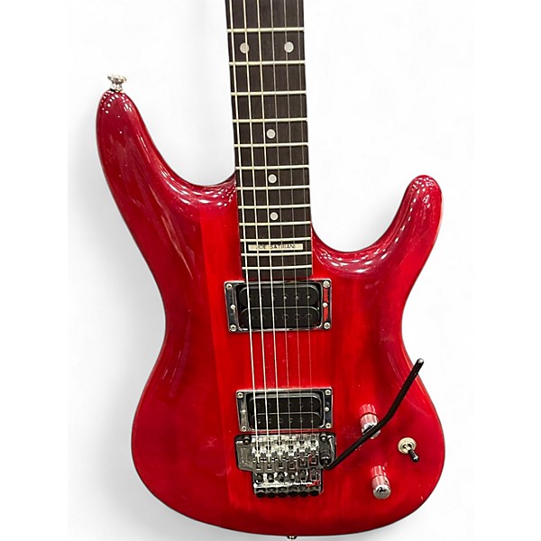 Used Ibanez JS100 Joe Satriani Signature Red Solid Body Electric Guitar