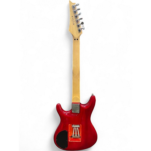 Used Ibanez JS100 Joe Satriani Signature Red Solid Body Electric Guitar