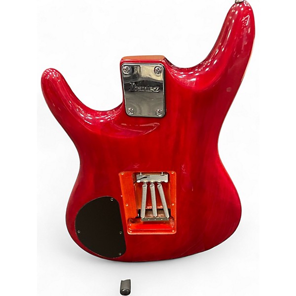 Used Ibanez JS100 Joe Satriani Signature Red Solid Body Electric Guitar