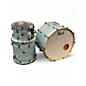 Used Pearl 3 Piece Session Studio Select Ice Blue Oyster Drum Kit thumbnail