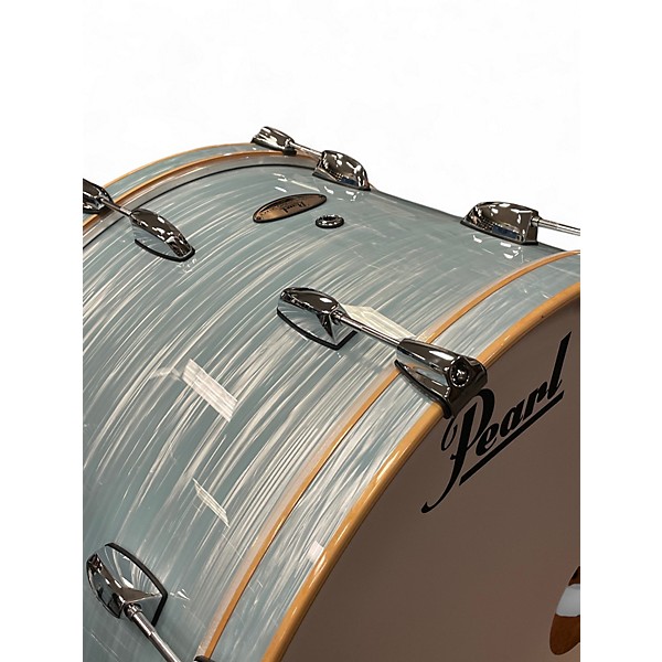Used Pearl 3 Piece Session Studio Select Ice Blue Oyster Drum Kit