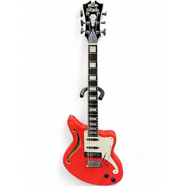 Used 2020s D'Angelico Premier Bedford Fiesta Red Solid Body Electric Guitar
