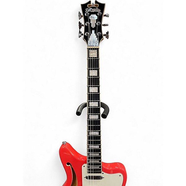 Used 2020s D'Angelico Premier Bedford Fiesta Red Solid Body Electric Guitar
