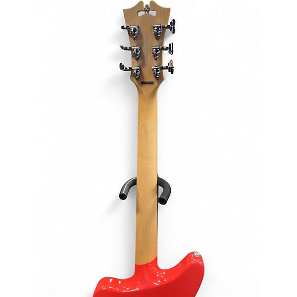 Used 2020s D'Angelico Premier Bedford Fiesta Red Solid Body Electric Guitar