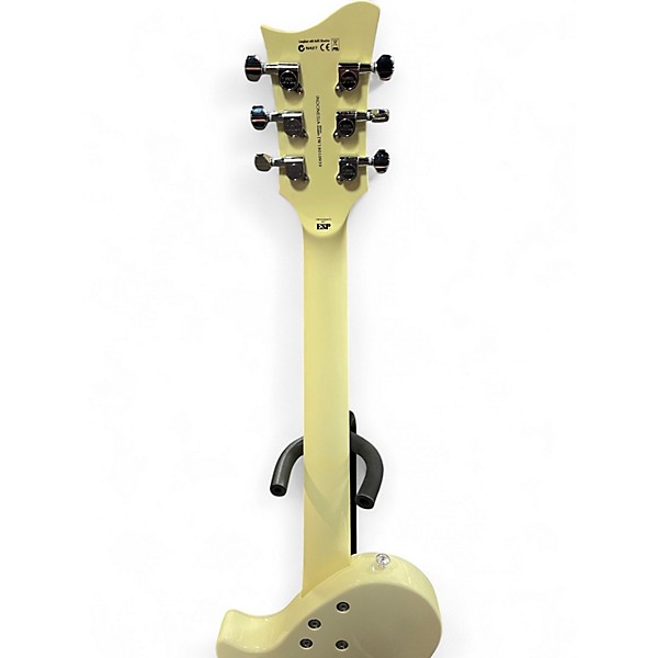 Used ESP Xtone PS-1 Antique Ivory Hollow Body Electric Guitar