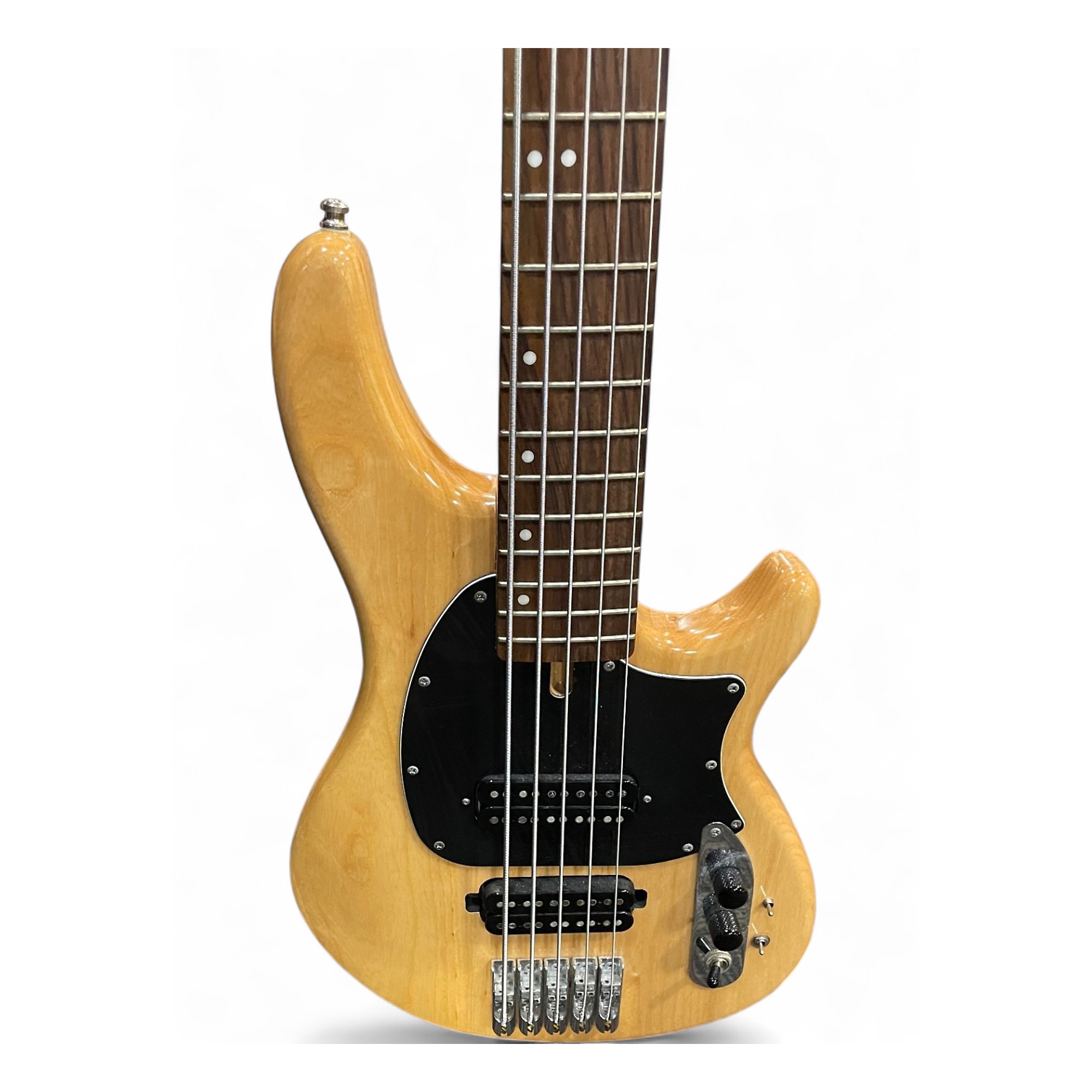 Used Schecter Guitar Research CV5 Natural Electric Bass Guitar