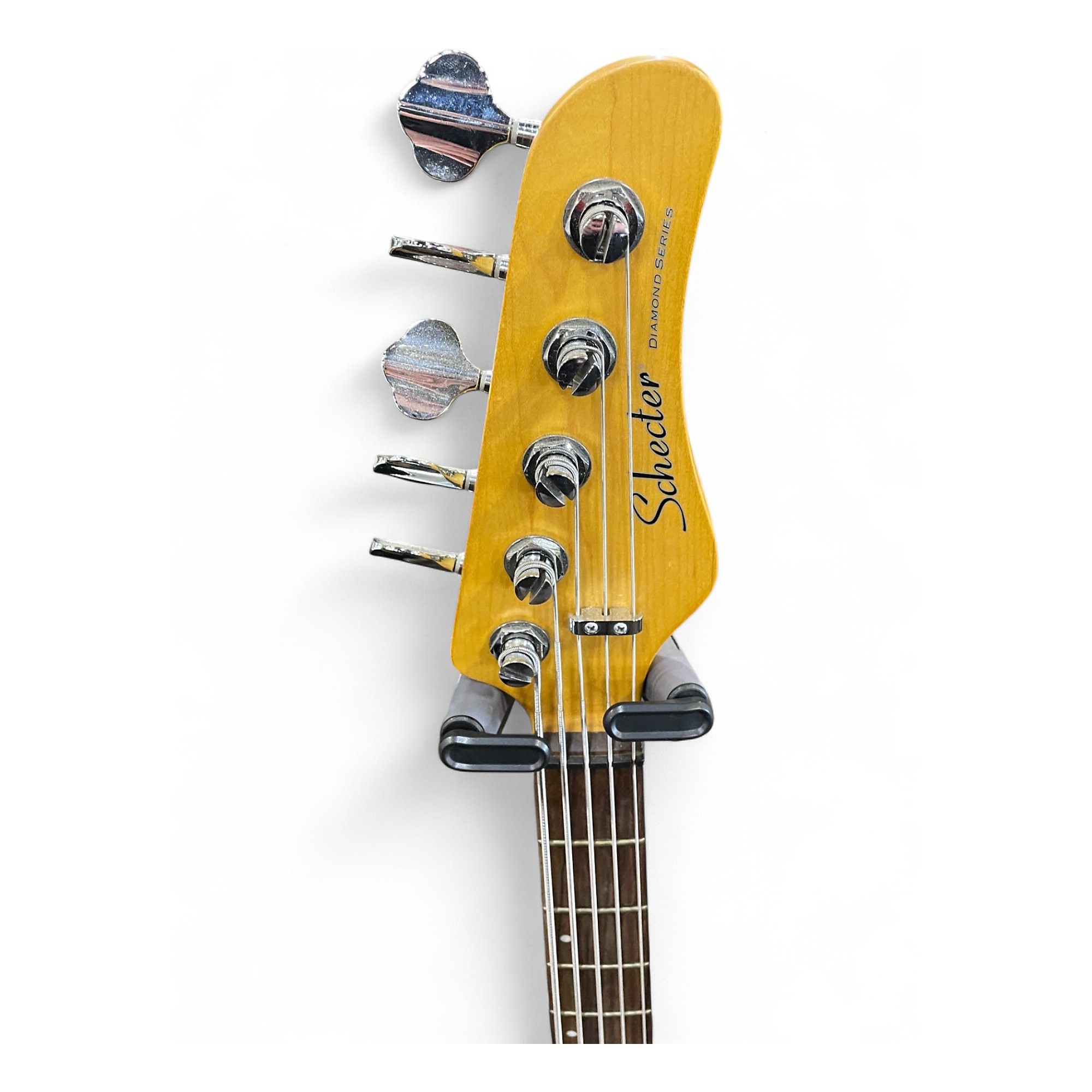 Used Schecter Guitar Research CV5 Natural Electric Bass Guitar