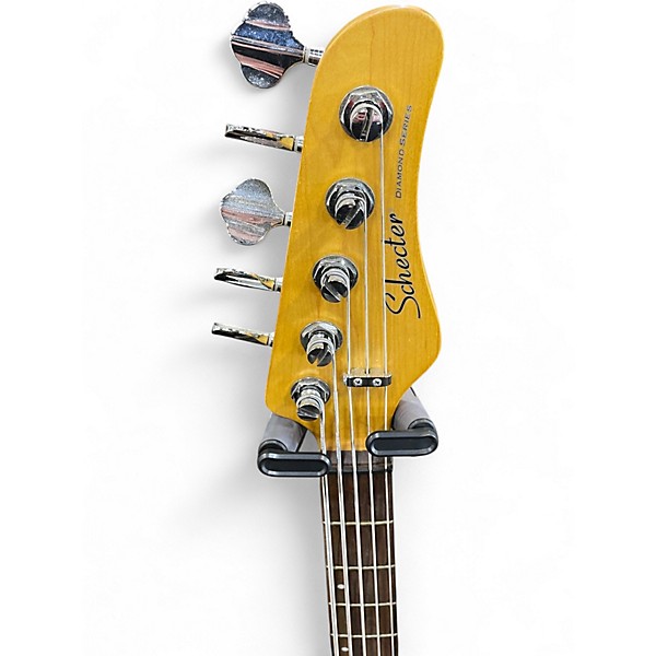 Used Schecter Guitar Research CV5 Natural Electric Bass Guitar