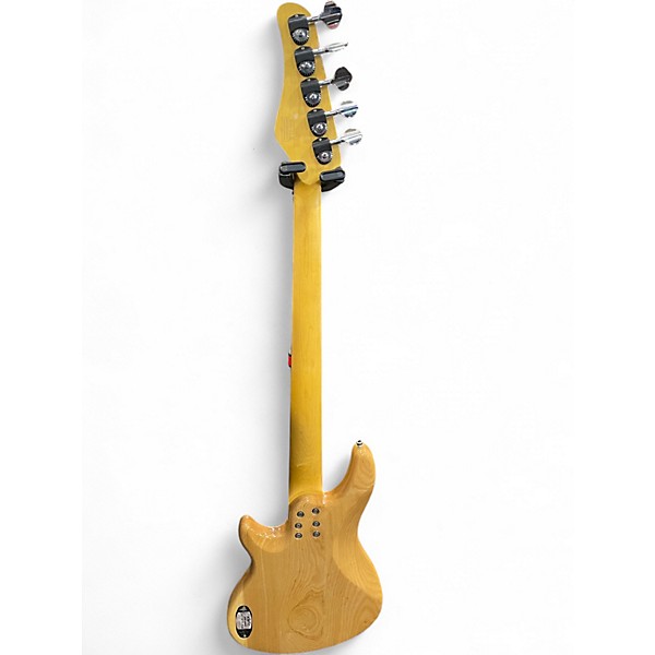 Used Schecter Guitar Research CV5 Natural Electric Bass Guitar