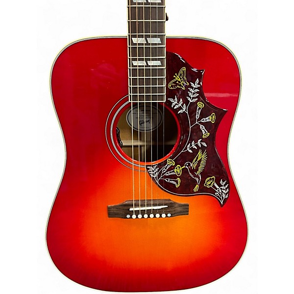 Used Gibson Hummingbird Standard Cherry Sunburst Acoustic Electric Guitar