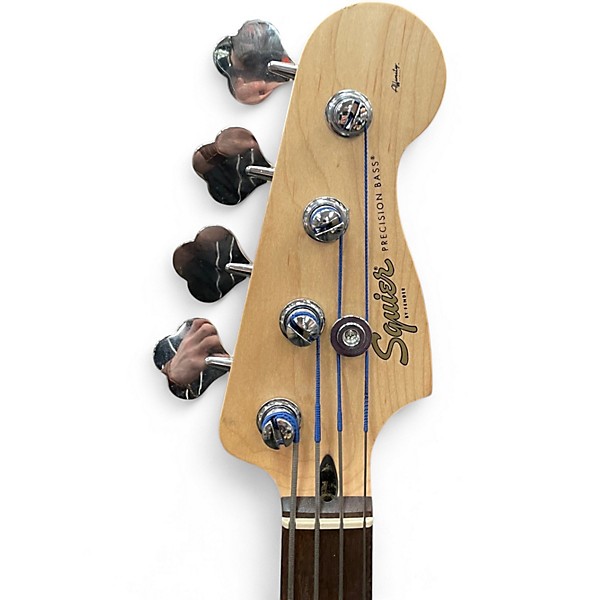 Used Squier Precision Bass Sunburst Electric Bass Guitar