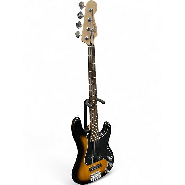Used Squier Precision Bass Sunburst Electric Bass Guitar