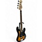 Used Squier Precision Bass Sunburst Electric Bass Guitar