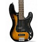 Used Squier Precision Bass Sunburst Electric Bass Guitar
