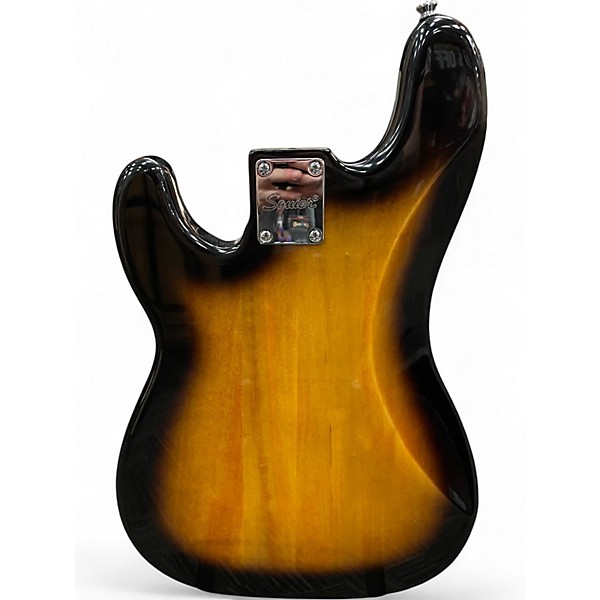 Used Squier Precision Bass Sunburst Electric Bass Guitar