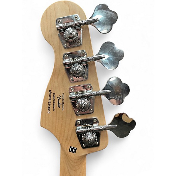 Used Squier Precision Bass Sunburst Electric Bass Guitar