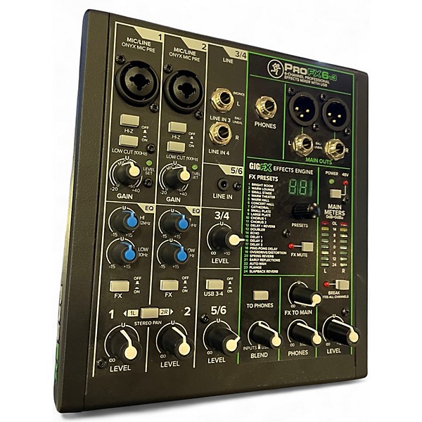 Used Mackie PROFX6V3 Unpowered Mixer