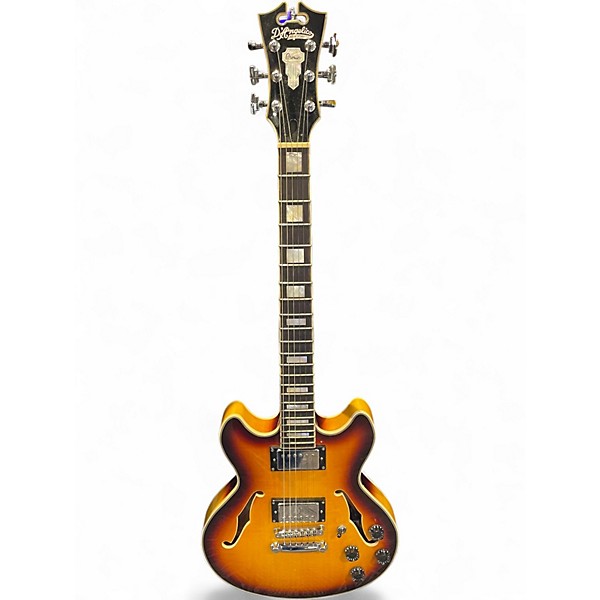 Used D'Angelico Premier Series DC 2 Color Sunburst Hollow Body Electric Guitar