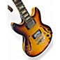 Used D'Angelico Premier Series DC 2 Color Sunburst Hollow Body Electric Guitar