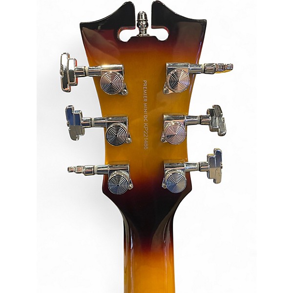 Used D'Angelico Premier Series DC 2 Color Sunburst Hollow Body Electric Guitar