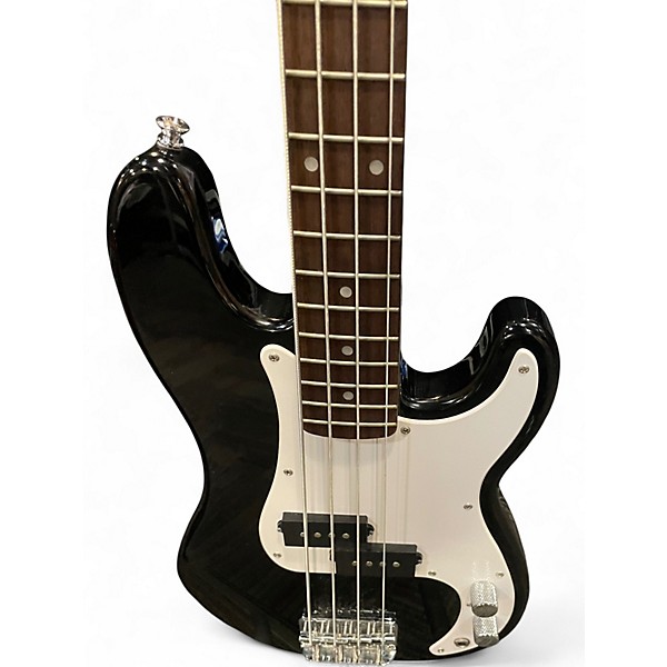 Used Squier Mini Precision Bass Black Electric Bass Guitar