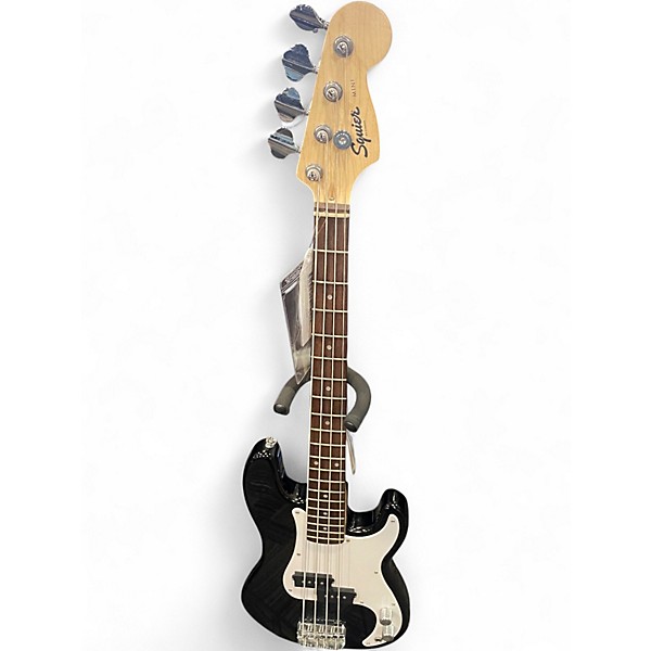 Used Squier Mini Precision Bass Black Electric Bass Guitar