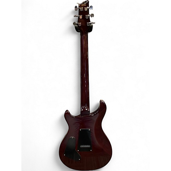 Used 2024 PRS CUSTOM 25 S2 Fire Red Burst Solid Body Electric Guitar