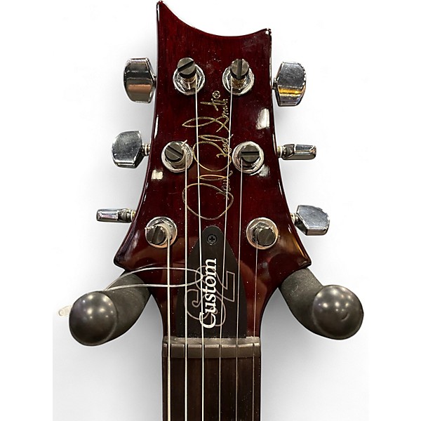 Used 2024 PRS CUSTOM 25 S2 Fire Red Burst Solid Body Electric Guitar
