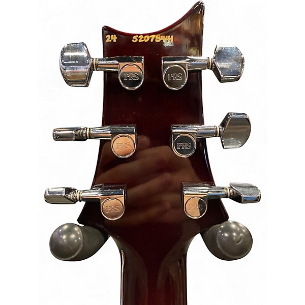 Used 2024 PRS CUSTOM 25 S2 Fire Red Burst Solid Body Electric Guitar