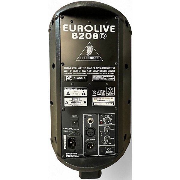 Used Behringer Eurolive B208D Powered Speaker