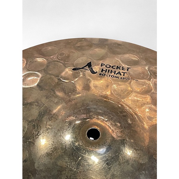 Used 2010s Zildjian 13in A Series Pocket Hi Hat Bottom Cymbal
