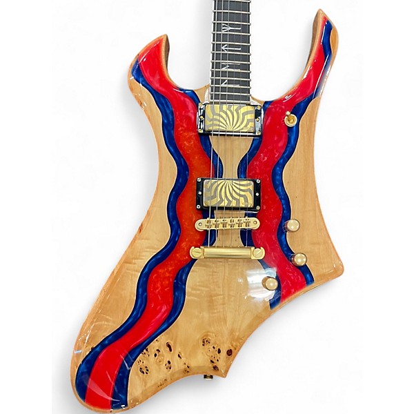 Used Wylde Audio Goregehn  Blood River Burl Solid Body Electric Guitar