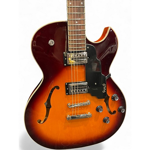 Used Guild SF1SC Tobacco Burst Hollow Body Electric Guitar