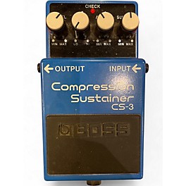 Used BOSS CS3 Compressor Sustainer Effect Pedal