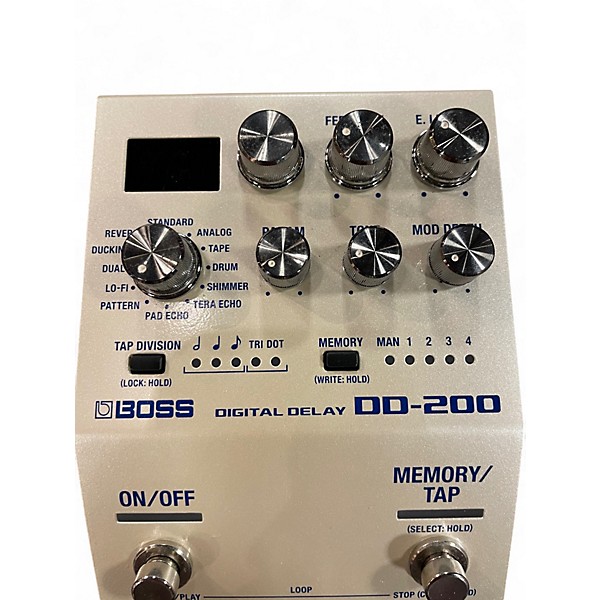 Used BOSS DD200 Digital Delay Effect Pedal