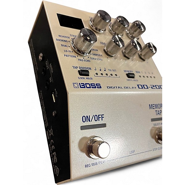 Used BOSS DD200 Digital Delay Effect Pedal