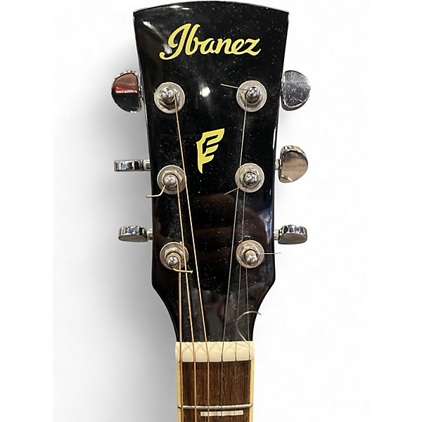 Used Ibanez PN12E Parlor 2 Color Sunburst Acoustic Electric Guitar